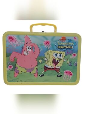 Nickelodeon SpongeBob SquarePants Yellow Metal Lunchbox